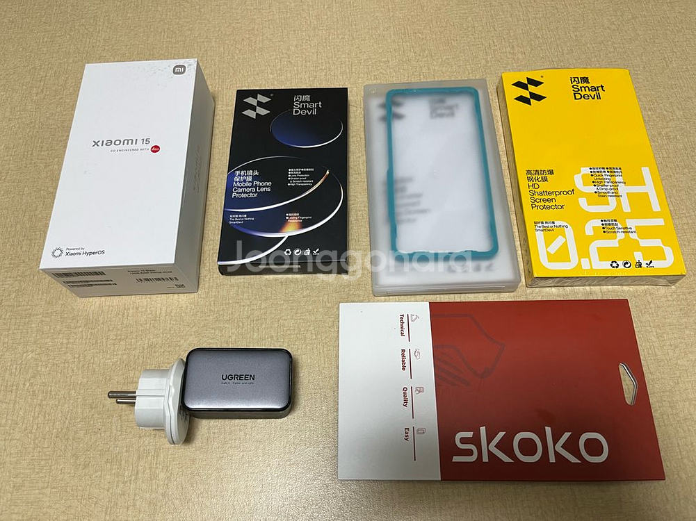 샤오미15 256gb 블랙 S급 정발 판매합니다 (배터리 사이클 10, 10월 최초사용)--0