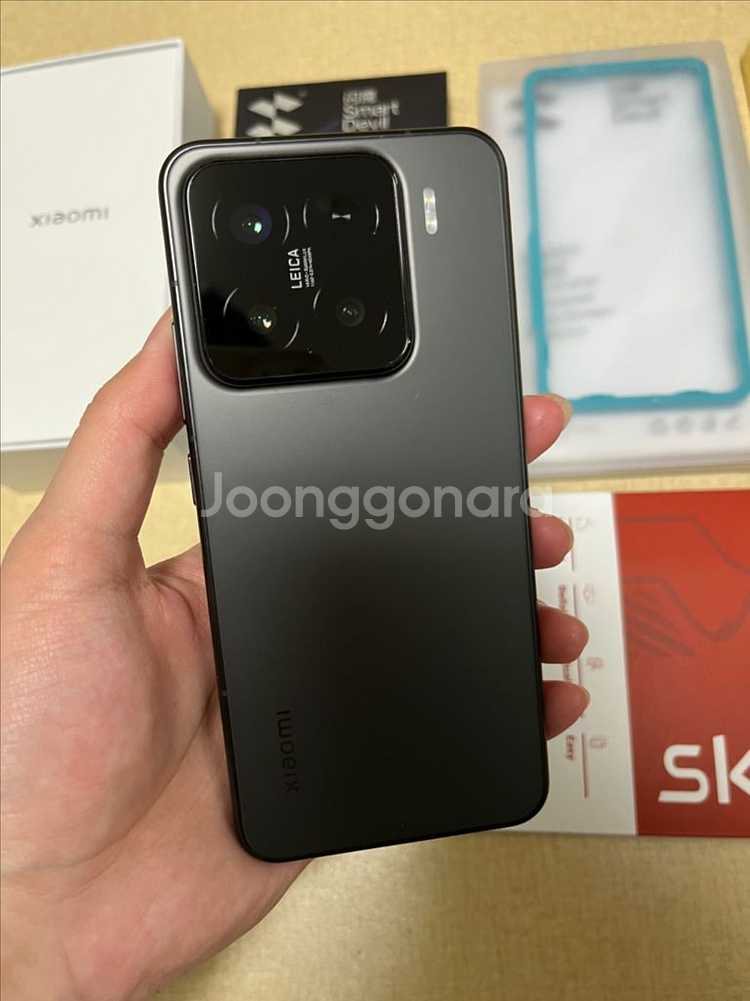 샤오미15 256gb 블랙 S급 정발 판매합니다 (배터리 사이클 10, 10월 최초사용)--8