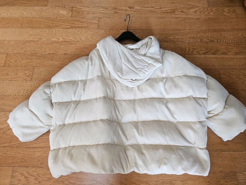 파비아나 필리피 벨벳 구스다운 집업점퍼--4