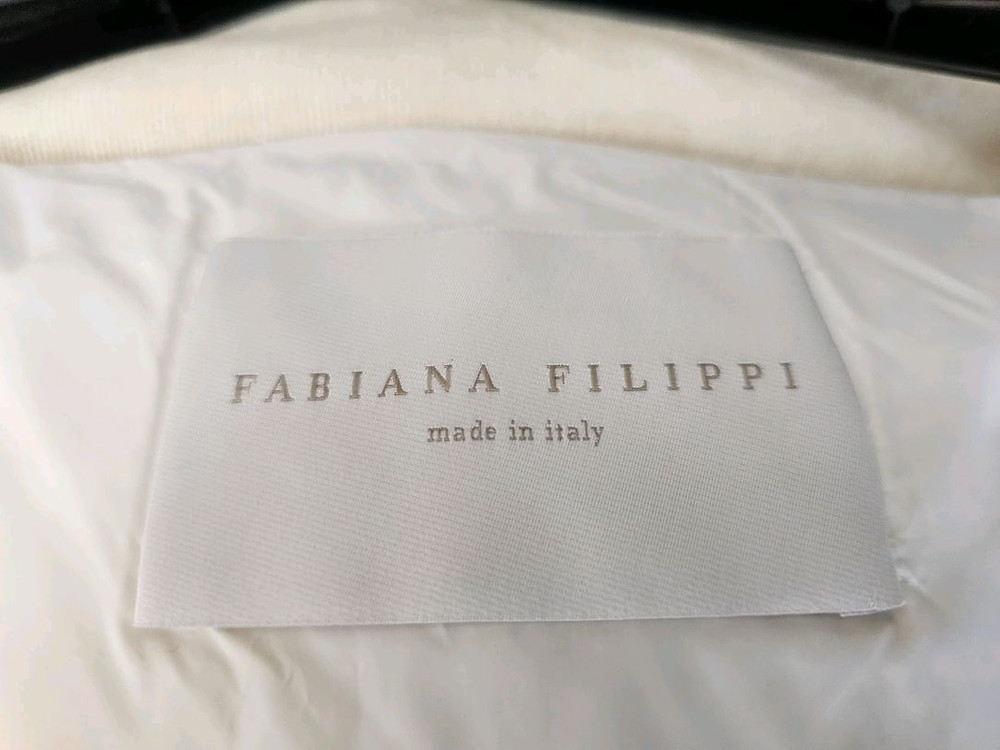 파비아나 필리피 벨벳 구스다운 집업점퍼--7