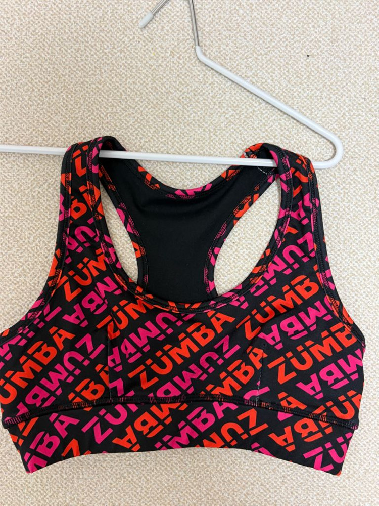줌바 크롭티 나시 티셔츠 브라탑--6