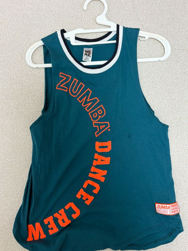 줌바 크롭티 나시 티셔츠 브라탑--7