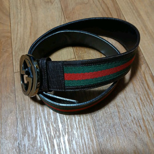 구찌 GG 버클 웹 벨트
