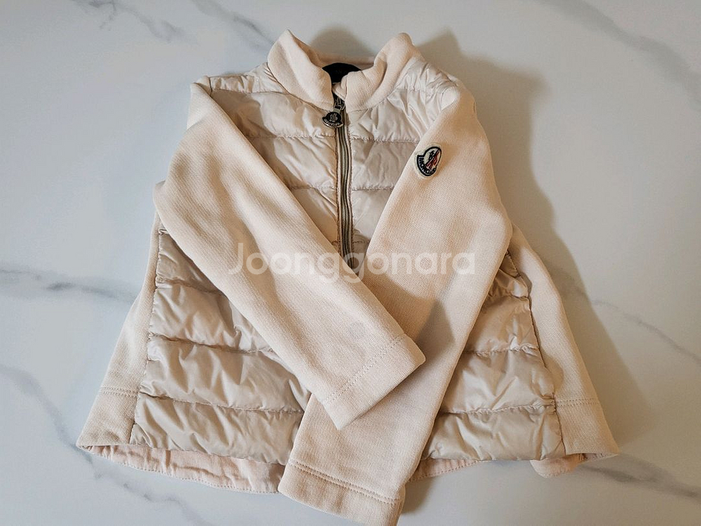 몽클레어 여아 패딩 가디건 92cm--1