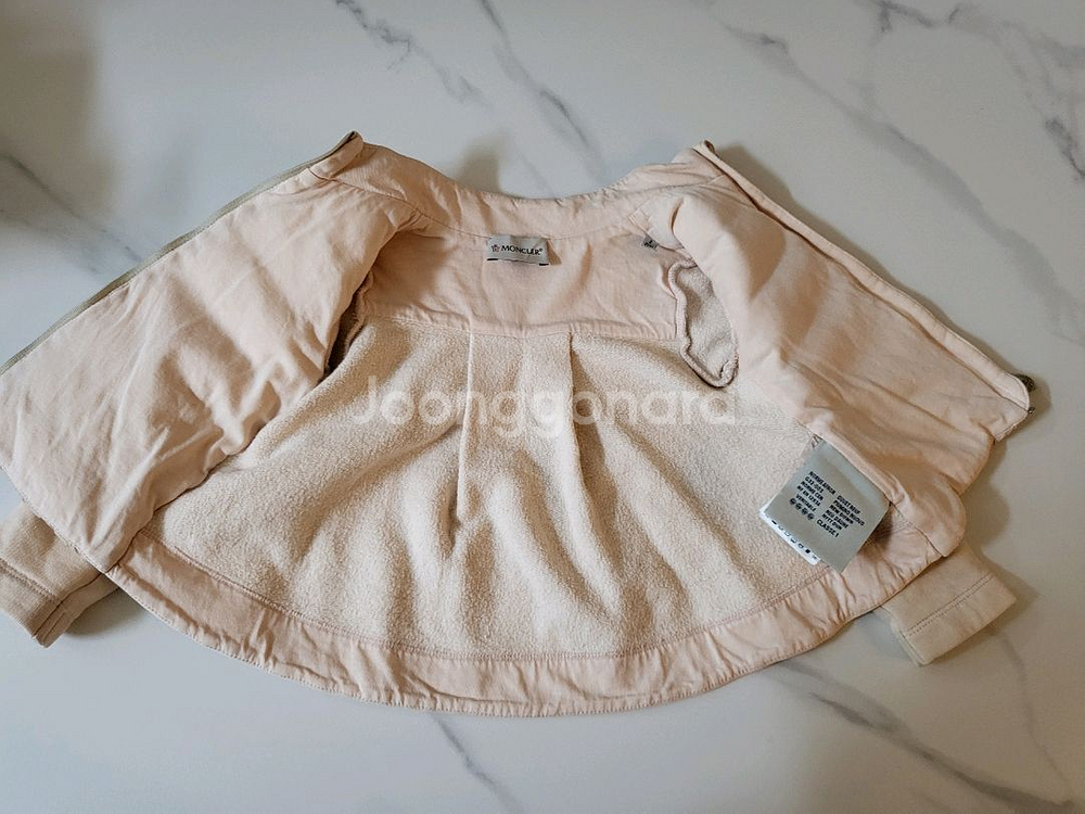 몽클레어 여아 패딩 가디건 92cm--8