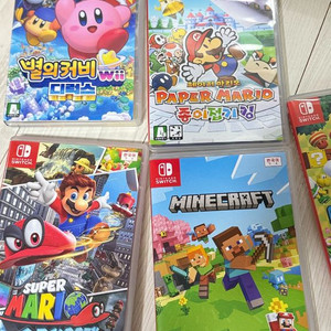 닌텐도 스위치 별의커비 슈퍼 마리오 마인크래프트 포켓몬 동물의숲 게임타이틀
