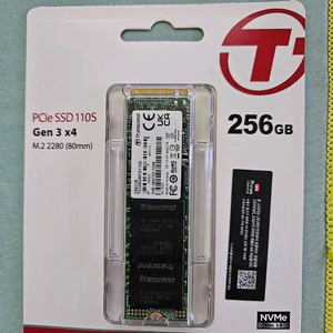 트렌센드 미개봉 PCIe SSD 256GB