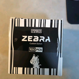 EPOMAKER Zebra 커스텀 스위치 100개입