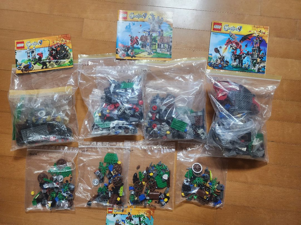 올드 레고 캐슬 70400 70401 70402 70403 70404 이미지