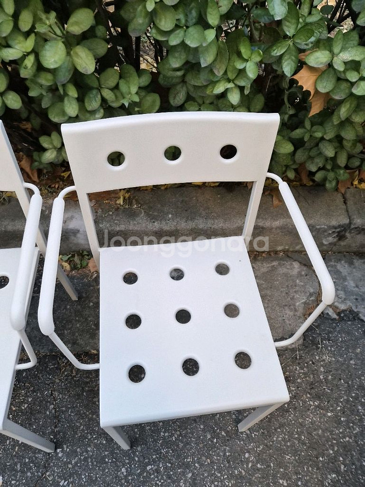 HAY Balcony 헤이 발코니 암체어 흰색 2개--2