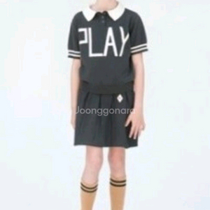 보보쇼즈 플레이 니트 스커트 블랙 8-9y 중고