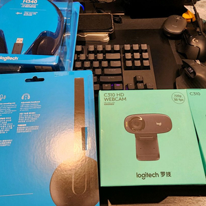 로지텍 웹캠 헤드셋 일괄