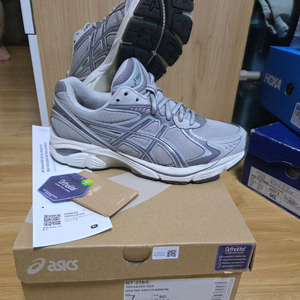 아식스 정품 GT-2160 그레이카본 250-255