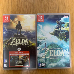 닌텐도스위치 젤다야숨익스팬션패스, 젤다왕눈 일괄 판매합니다.