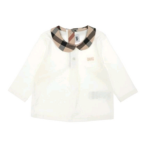 닥스베이비 체크 카라 져지 티셔츠 80사이즈 새제품