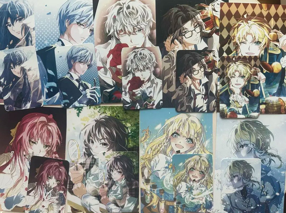 룬의 아이들 비공굿 일괄 판매 엽서, 포토카드, 트레카, 증명사진--0