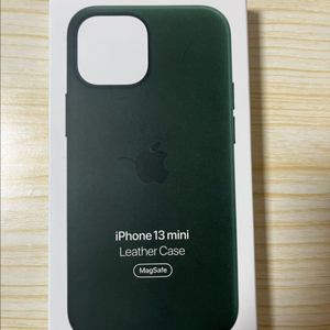 아이폰 13미니 정품가죽케이스(세쿼이아 그린)