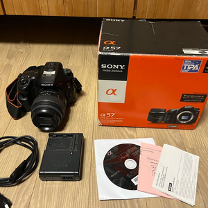 소니 a57 + 18-55mm 렌즈 카메라 세트