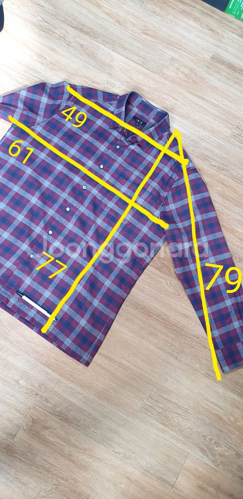 남.110) 닥스 남성 셔츠, 남방 DAKS (간절기) 캐쥬얼 남방--2