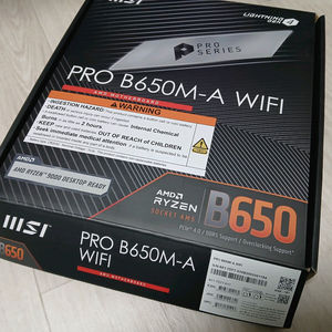 msi pro B650M-a wifi 메인보드