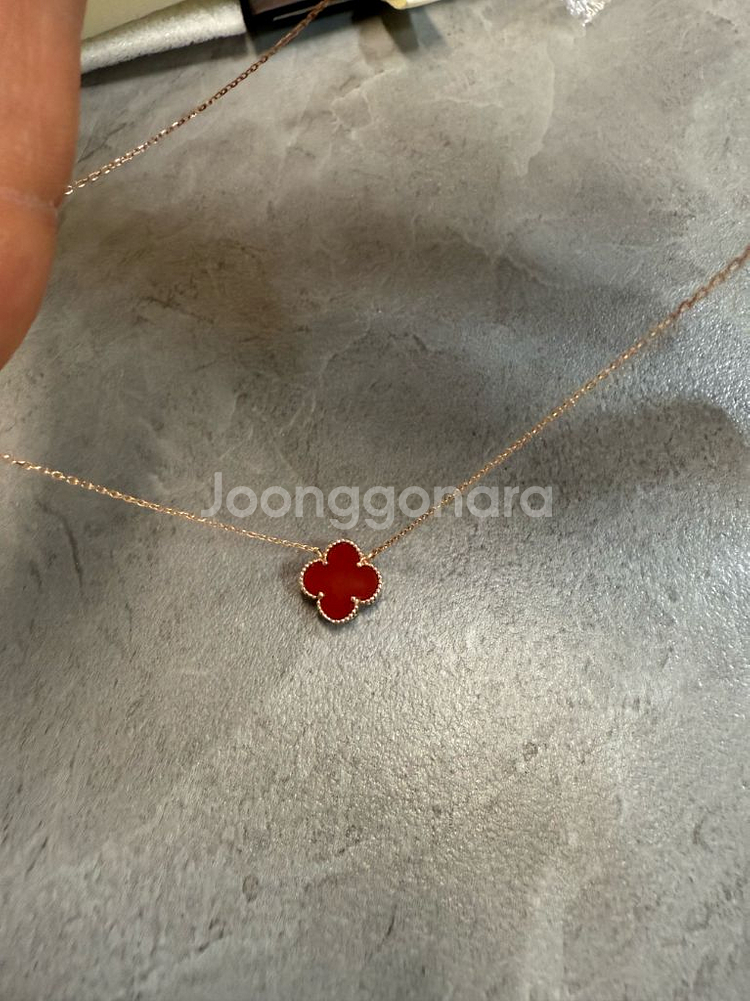 14k크로바 목걸이--2