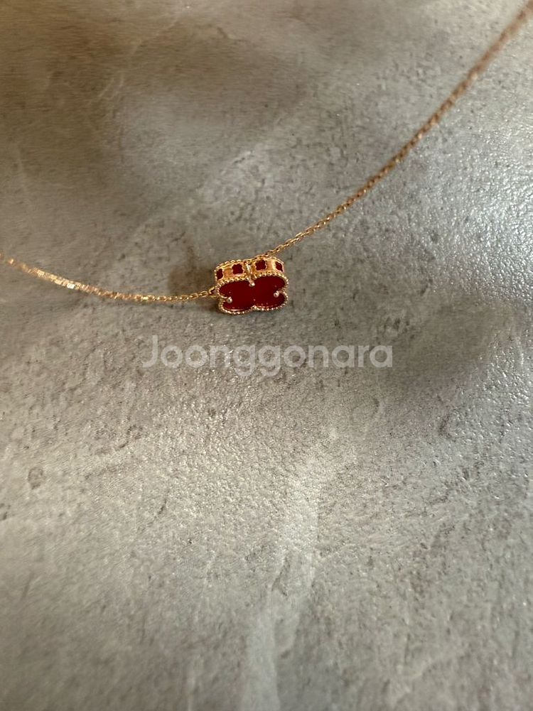 14k크로바 목걸이--3