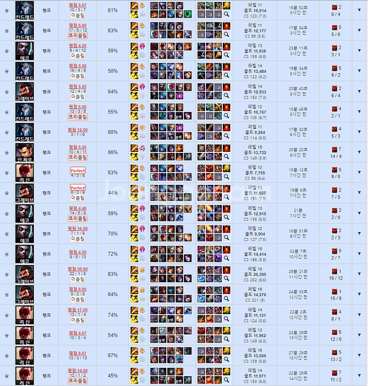 리그오브레전드 롤 LOL 맡김 강의 듀오--1