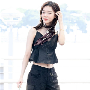 (미착용 새상품) 플랙 PLAC 데님 뷔스티에 탑