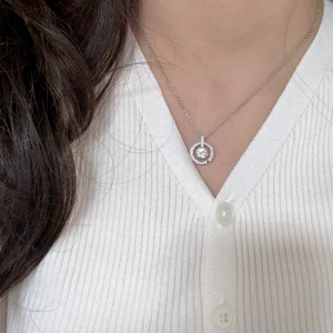 스와로브스키 화이트팬던트