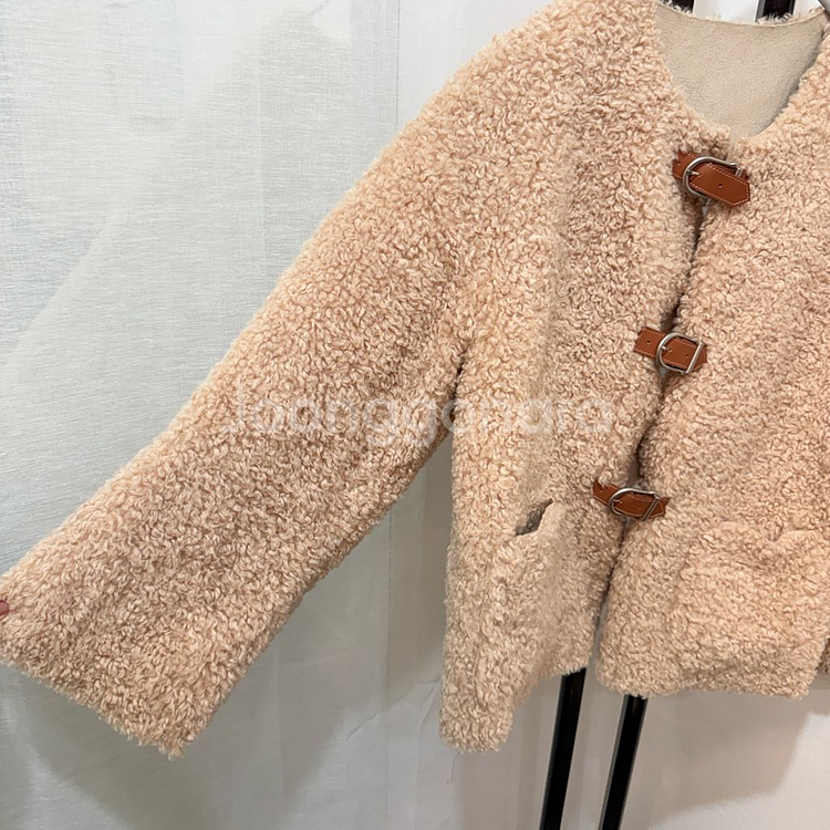 (무배)courgette 코젯 퍼자켓 시어링자켓 테디베어--2