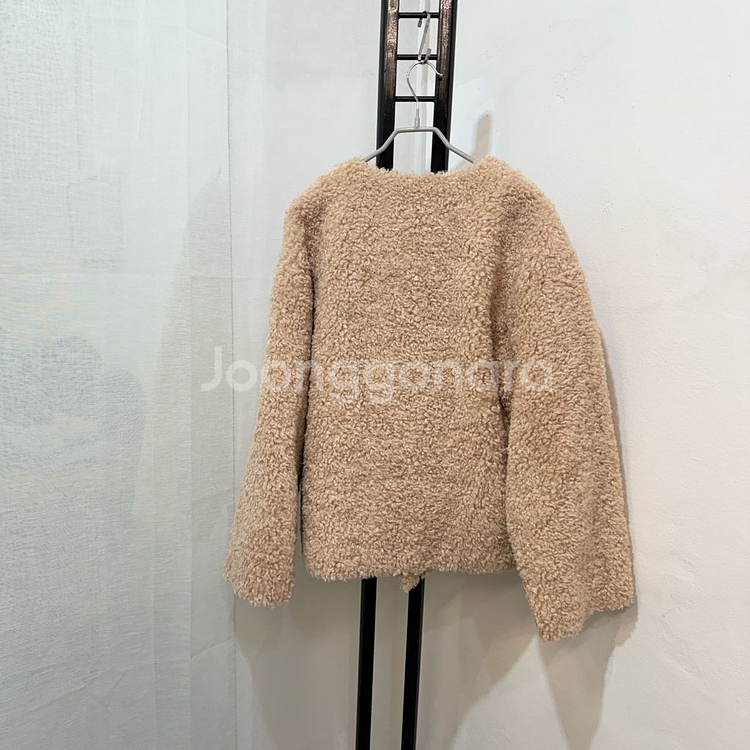 (무배)courgette 코젯 퍼자켓 시어링자켓 테디베어--3