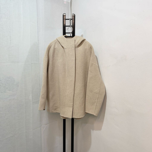 바이민 후드 핸드메이드코트 하프코트 반코트 4004