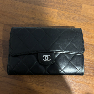 샤넬 램스킨 지갑