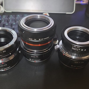 후지 X마운트 어댑터들