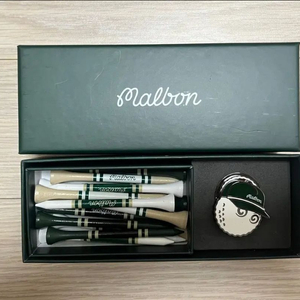 말본골프 볼마커&우드티 세트