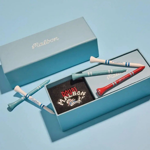 말본골프 볼마커&우드티 세트