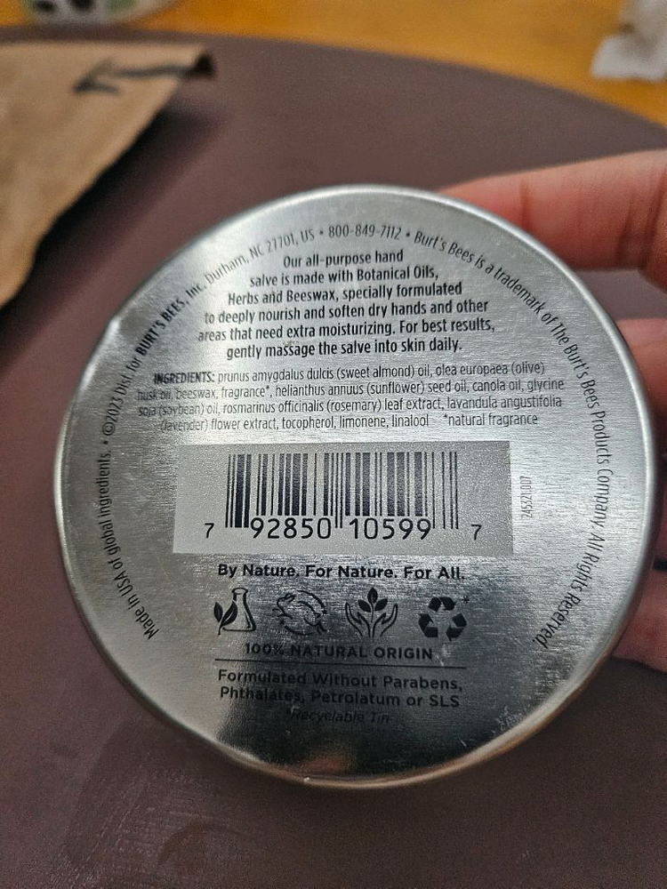 버츠비 100% 천연성분 핸드크림 핸드살브(새상품)--2