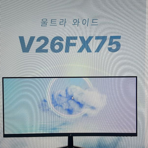 주연테크 V26FX75 와이드 모니터 FHD IPS HDR 66~67cm(26인치), 일반 이미지