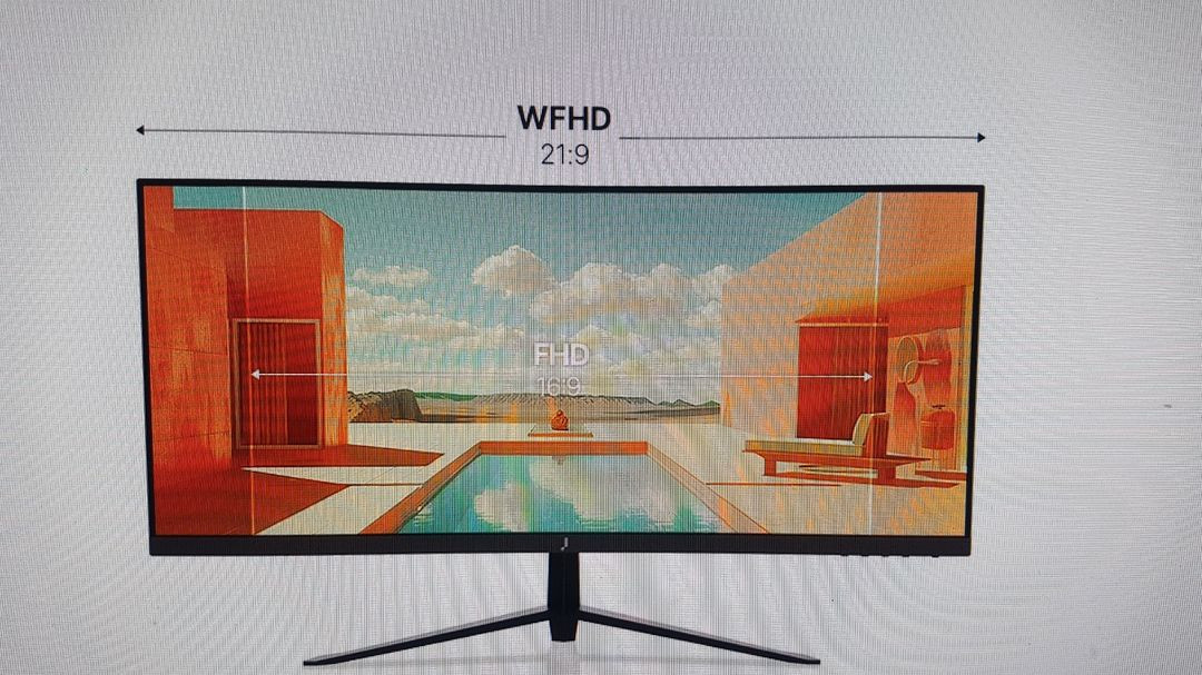 주연테크 V26FX75 와이드 모니터 FHD IPS HDR 66~67cm(26인치), 일반 이미지