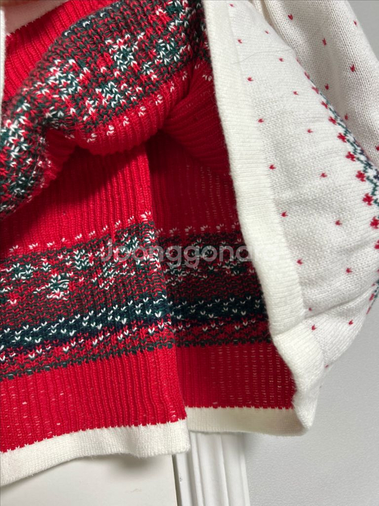 (미착용) 재니앤잭 페어 아일 스웨터 원피스 2T--5