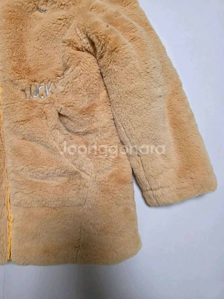 코코리따 아동 패딩 후리스 120(130가능) 미착용 옐로우--6