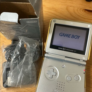 닌텐도 게임보이 어드밴스 sp (gba sp) 실버 박스셋