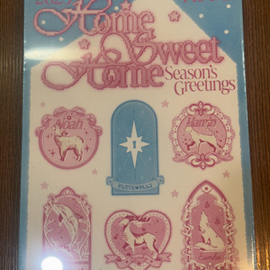 플레이브 홈스윗홈 2025 시즌그리팅&음총팀 포카(미개봉)