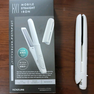 (새상품)일본 구입 무선 미니 고데기