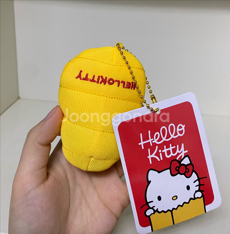 헬로키티 침낭 캠핑 인형 키링--1