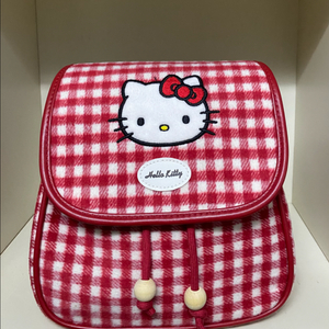 산리오) 헬로키티 체크 백팩 가방