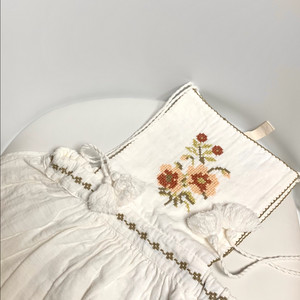 릴루 에이프런 자수 원피스 8y