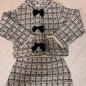 자라 니트자켓상하세트 4/5세(107cm) 택제거 새상품(크리스마스룩,연말룩)