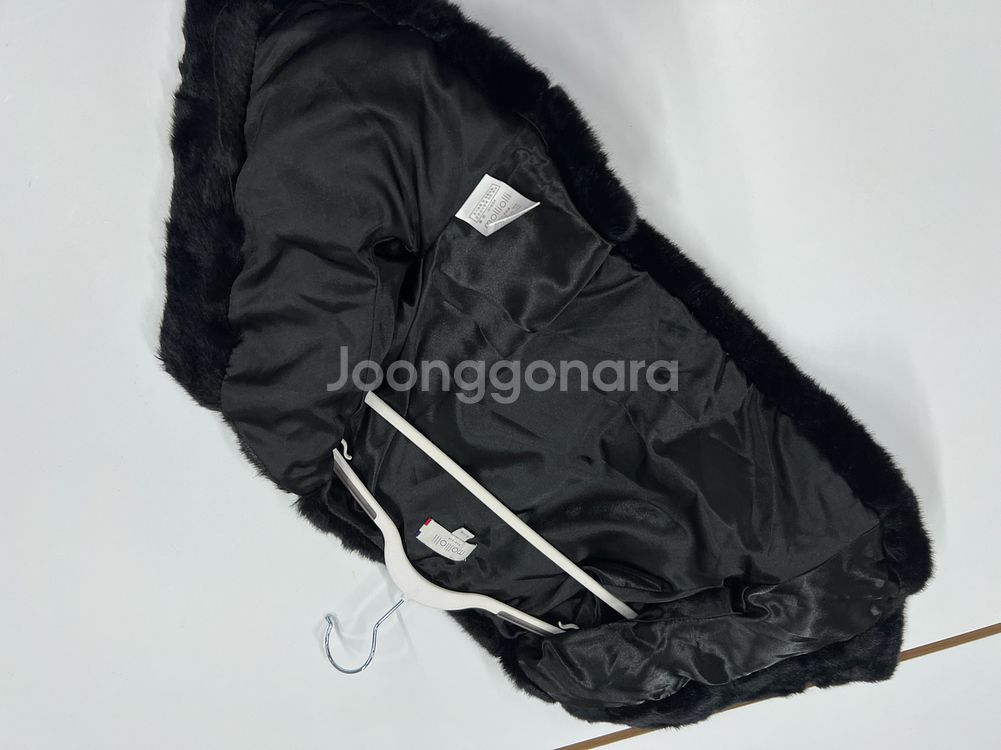 몰리올리 110 퍼 자켓 키즈 110 여아 110--3