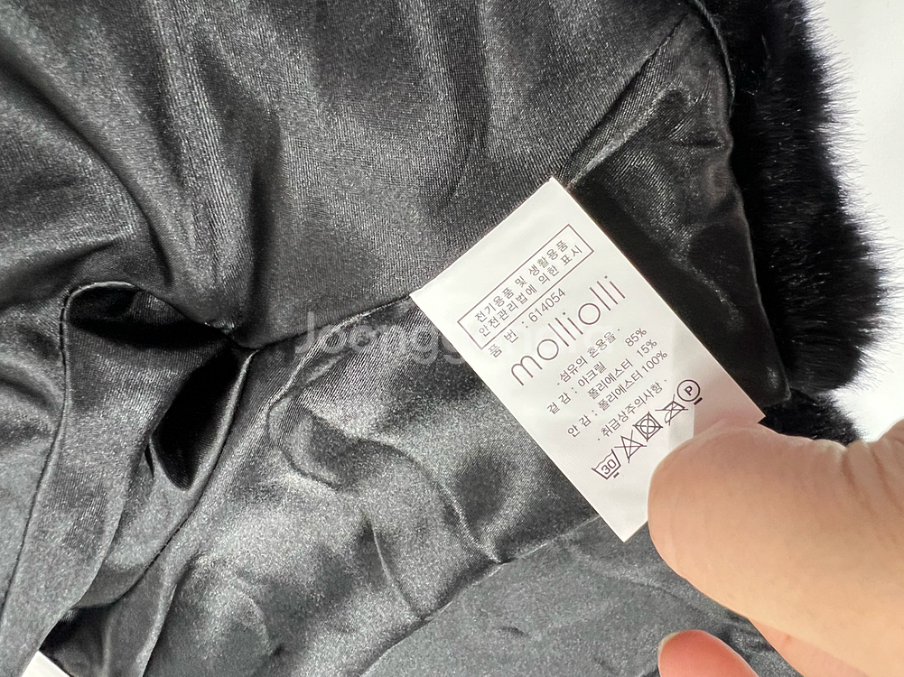 몰리올리 110 퍼 자켓 키즈 110 여아 110--5